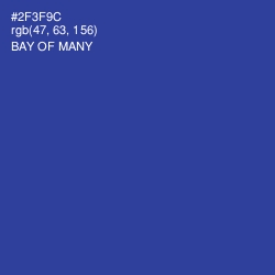 #2F3F9C - Bay of Many Color Image